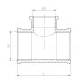 TRÓJNIK REDUKCYJNY GW 6/4x1"  MOSIĄDZ DIAMOND - 6