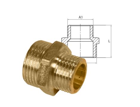 NYPEL REDUKCYJNY GZ 6/4x1" MOSIĄDZ DIAMOND - 2