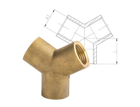 TRÓJNIK TYPU Y GW GW GW 1/2 MOSIĄDZ DIAMOND - 2