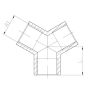 TRÓJNIK TYPU Y GW GW GW 1/2 MOSIĄDZ DIAMOND - 6