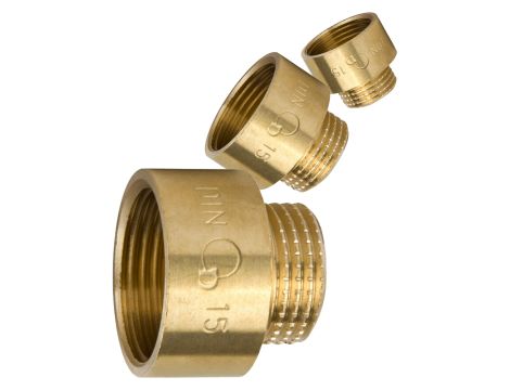 PRZEDŁUŻKA REDUKCYJNA GW GZ 1/2x3/8 15mm MOSIĄDZ DIAMOND - 3