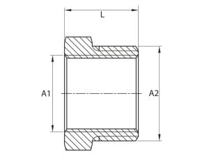 REDUKCJA, EN 1254-4, 1/2x1/4, DO CIŚNIENIOMIERZA, MOSIĄDZ - image 2