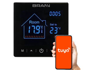 Termostat BC400-E TUYA WIFI (Czarny)