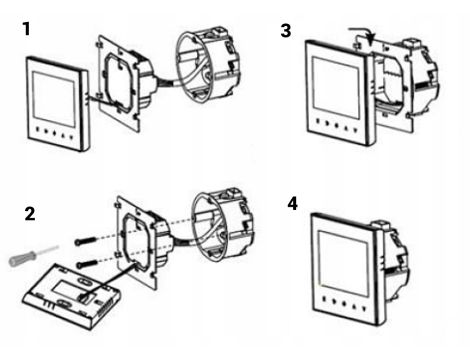 Termostat BC400-E TUYA WIFI (Biały) - 6