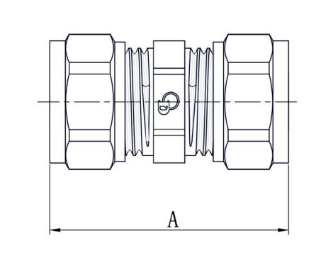PEX ŁĄCZNIK 32x32 SKR DIAMOND - 4