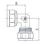 PEX KOLANO GW 1/2x20 SKR DIAMOND - 5
