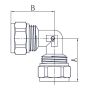 PEX KOLANO 20x20 SKR DIAMOND - 5