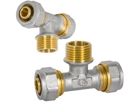 PEX TRÓJNIK GZ 25x3/4x25 SKR DIAMOND - 3