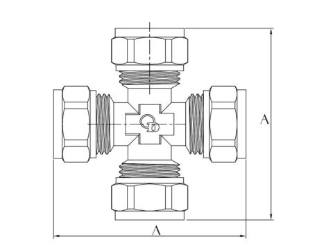 PEX CZWÓRNIK 16x16x16x16 SKR DIAMOND - 2