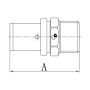 PEX ŁĄCZNIK GZ 25x1 ZPR DIAMOND - 3