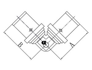 PEX KOLANO 25x20 ZPR DIAMOND - image 2
