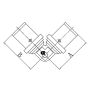PEX KOLANO 25x20 ZPR DIAMOND - 3