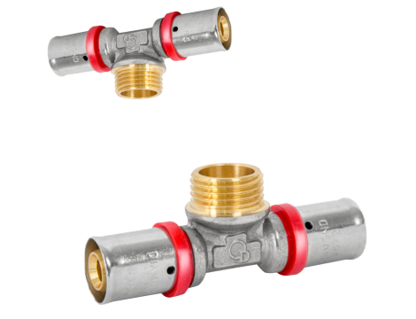 PEX TRÓJNIK GZ 20x1/2x20 ZPR DIAMOND - 3