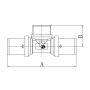 PEX TRÓJNIK GZ 20x3/4x20 ZPR DIAMOND - 3