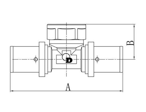 PEX TRÓJNIK GW 32x1x32 ZPR DIAMOND - 2