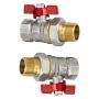 ZAWÓR KULOWY ZE ŚRUBUNKIEM, Z DŁAWIKIEM, Z ALUMINIOWYM MOTYLKIEM GW/GZ 3/4 DIAMOND - 4