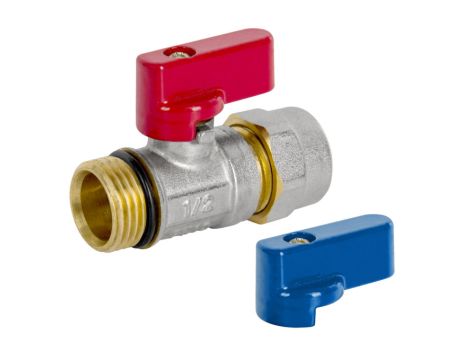 KUREK KULOWY EN 13828-S-Cu-DN15(1/2x16 PEX), MINI Z DŁAW. - 3