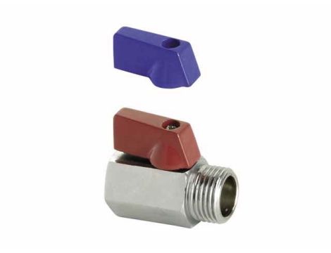 KUREK KULOWY EN 13828-S-Cu-DN15(1/2), MINI WZ CHROM - 2