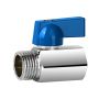KUREK KULOWY EN 13828-S-Cu-DN15(1/2), MINI WZ CHROM - 5