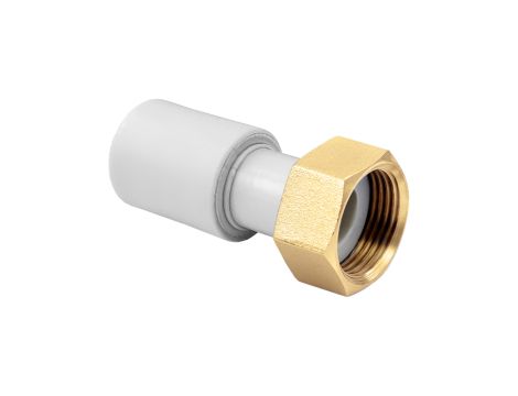 MUFA PP Z PÓŁŚRUBUNKIEM GW 25x3/4, bez uszczelki PRAWTECH