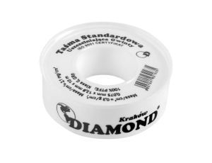TAŚMA TEFLONOWA 10m USZCZELNIAJĄCA GAZU WODY GWINTÓW WODOODPORNA DIAMOND