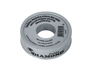 TAŚMA TEFLONOWA 15m USZCZELNIAJĄCA GAZU WODY GWINTÓW WODOODPORNA DIAMOND