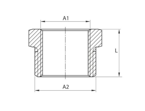 REDUKCJA GZ 1"x1/2 MOSIĄDZ DIAMOND - 5