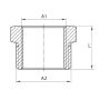 REDUKCJA GZ 1"x1/2 MOSIĄDZ DIAMOND - 6
