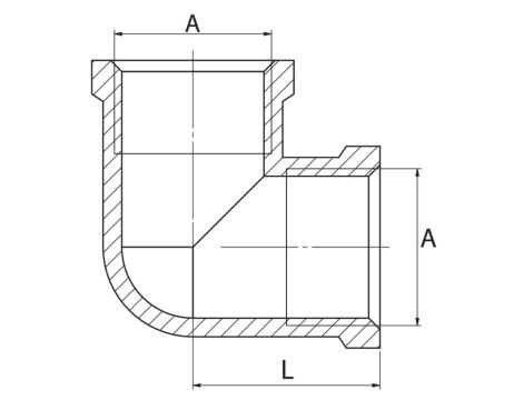 KOLANO GW GW 1" MOSIĄDZ DIAMOND - 5
