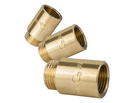 PRZEDŁUŻKA GW GZ 3/4 40mm MOSIĄDZ DIAMOND - 3