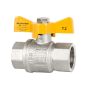 KUREK KULOWY DO INSTALACJI GAZOWYCH, DN20, 3/4" - 2