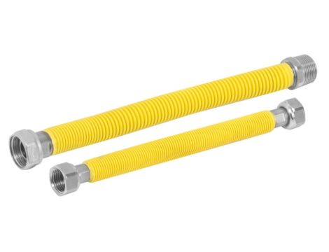 PRZEWÓD PRZYŁĄCZENIOWY GAZOWY ELASTYCZNY KAS 1/2 WZ DN15 300-600 - 3