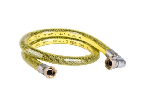 PRZEWÓD PRZYŁĄCZENIOWY CMG 1/2" W-Kolano - Diamond Flex DN12 - 1500 mm