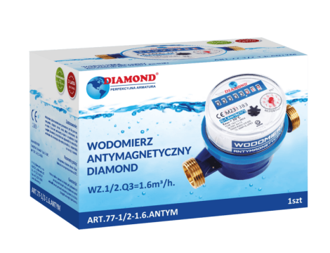WODOMIERZ ANTYMAGNETYCZNY DIAMOND.ZW.1/2.Q3-1.6 m3/h. - 6