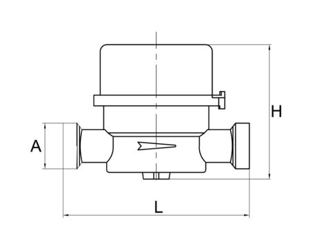 WODOMIERZ ANTYMAGNETYCZNY DIAMOND.ZW.1/2.Q3-1.6 m3/h. - 4