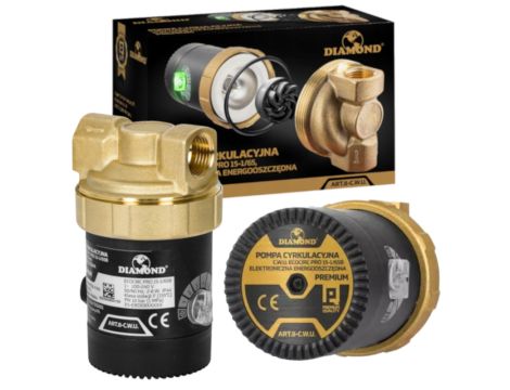 POMPA CYRKULACYJNA C.W.U. ELEKTRONICZNA ENERGOOSZCZĘDNA PREMIUM DIAMOND - 3