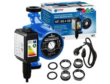 ELEKTRONICZNA ENERGOOSZCZĘDNA POMPA OBIEGOWA DO INSTALACJI C.O. (AUTO 25-4B) DIAMOND - 2
