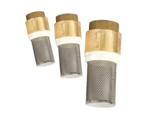 ZAWÓR ZWROTNY Z KOSZEM SSĄCYM 1/2 MOSIĄDZ DIAMOND - image 2