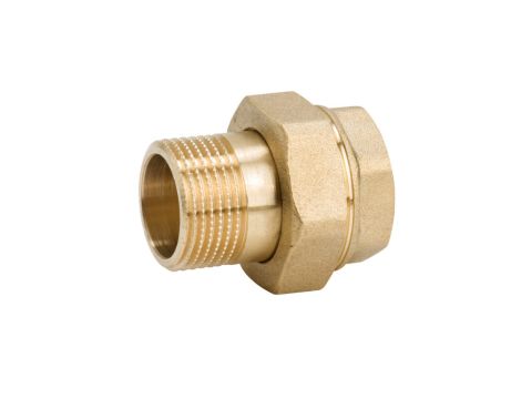 ŚRUBUNEK PROSTY Z USZCZELKĄ 5/4" MOSIĄDZ DIAMOND - 5