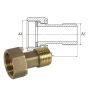 PÓŁŚRUBUNEK Z ZAWOREM ZWROTNYM 1"x3/4 MOSIĄDZ DIAMOND - 3