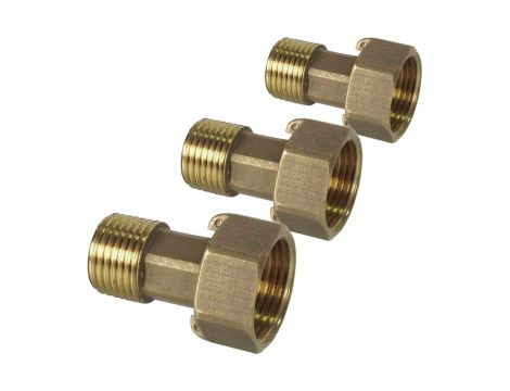 PÓŁŚRUBUNEK Z ZAWOREM ZWROTNYM 5/4"x1" MOSIĄDZ DIAMOND - 3