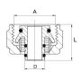 ŁĄCZNIK ZACISKOWY DO RUR PEX 3/4x16 DIAMOND - 3